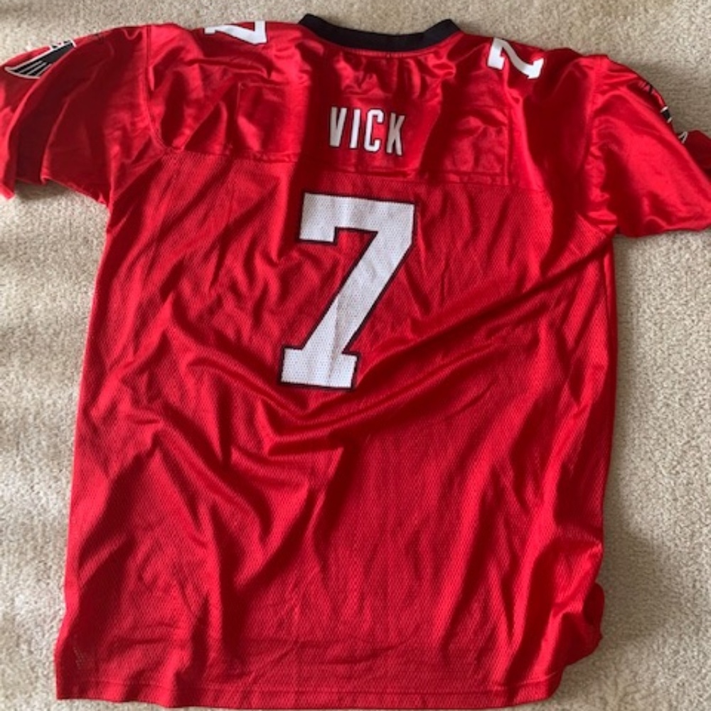 MIKE VICK FALCONS ALTERNATE RED SIZE XXL